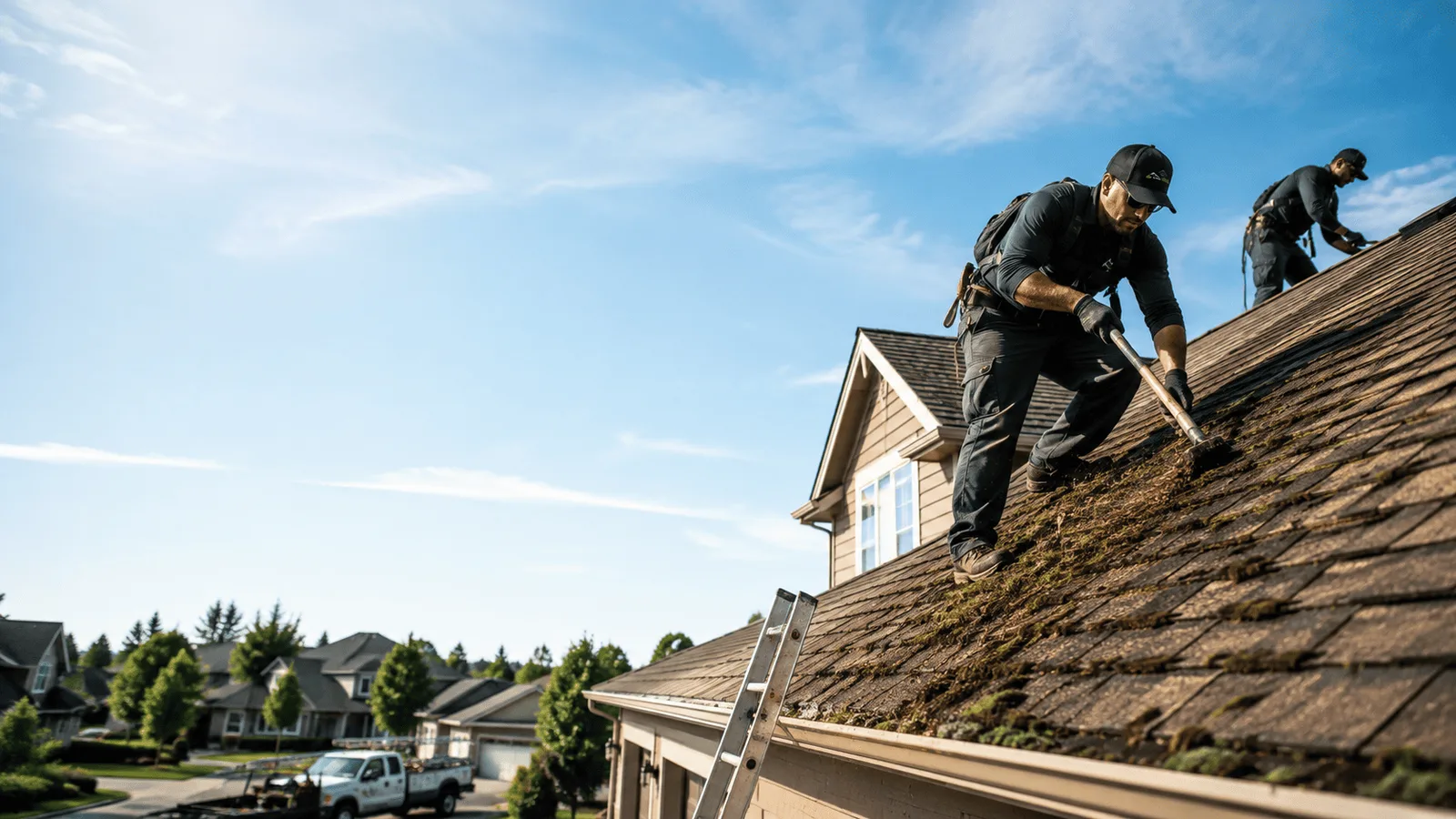 Roof Moss Removal in Donovan, IL near me